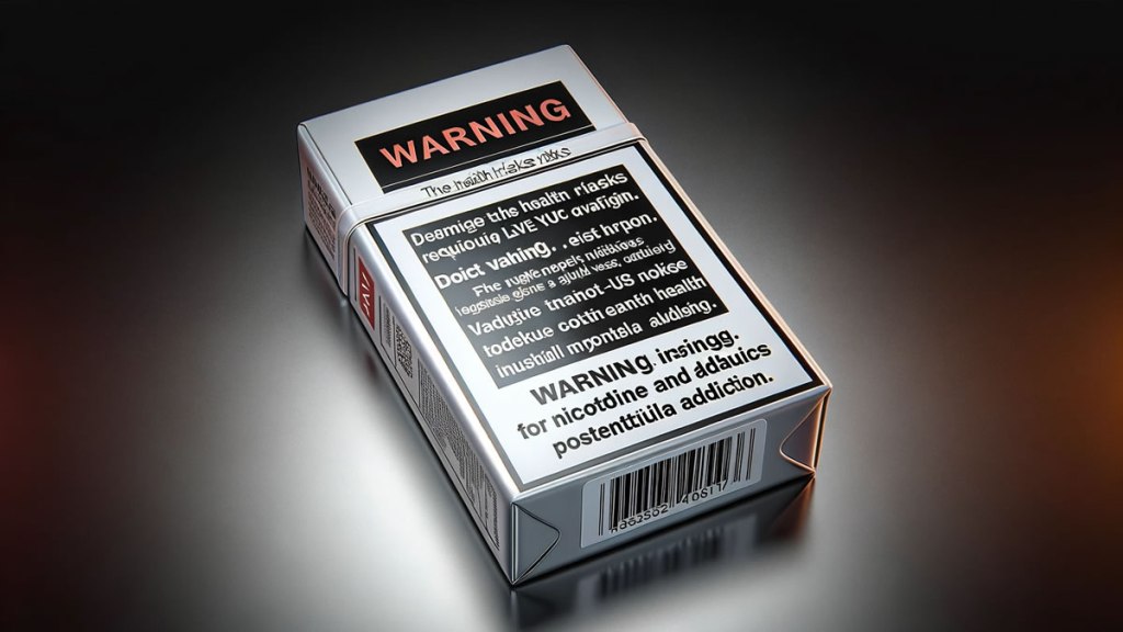 Crafting Vaping Warning Labels to Deter Youth While Aiding Smokers